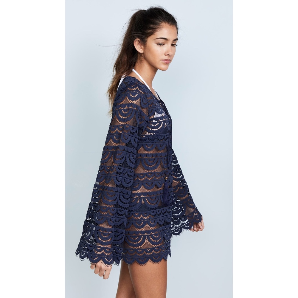 NWT PILYQ NOAH LACE TUNIC COVER UP NAUTICA XS/S - Picture 3 of 5